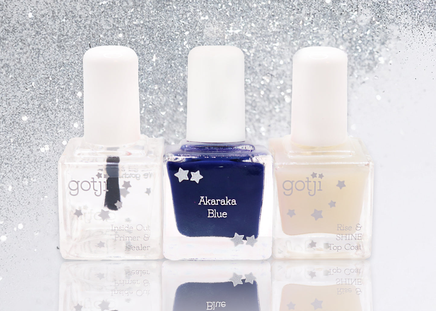 Akaraka Blue | Clean Nail Polish | physician-founded clean beauty that cares | formulated for delicate skin, but made for all