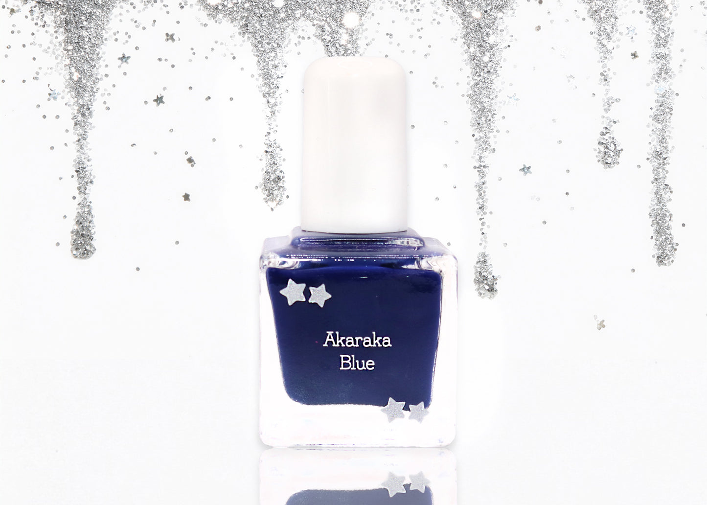 Akaraka Blue | Clean Nail Polish | physician-founded clean beauty that cares | formulated for delicate skin, but made for all