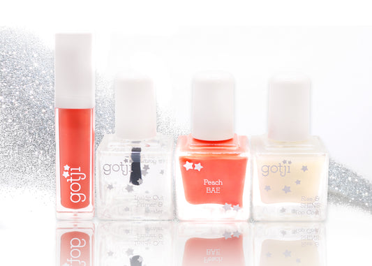 Peach BAE | Lip and Nail Gift Set | physician-founded clean beauty that cares | formulated for delicate skin, but made for all