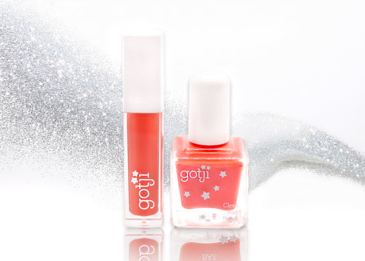Peach BAE | Lip + Nail Duo | physician-founded clean beauty that cares | formulated for delicate skin, but made for all