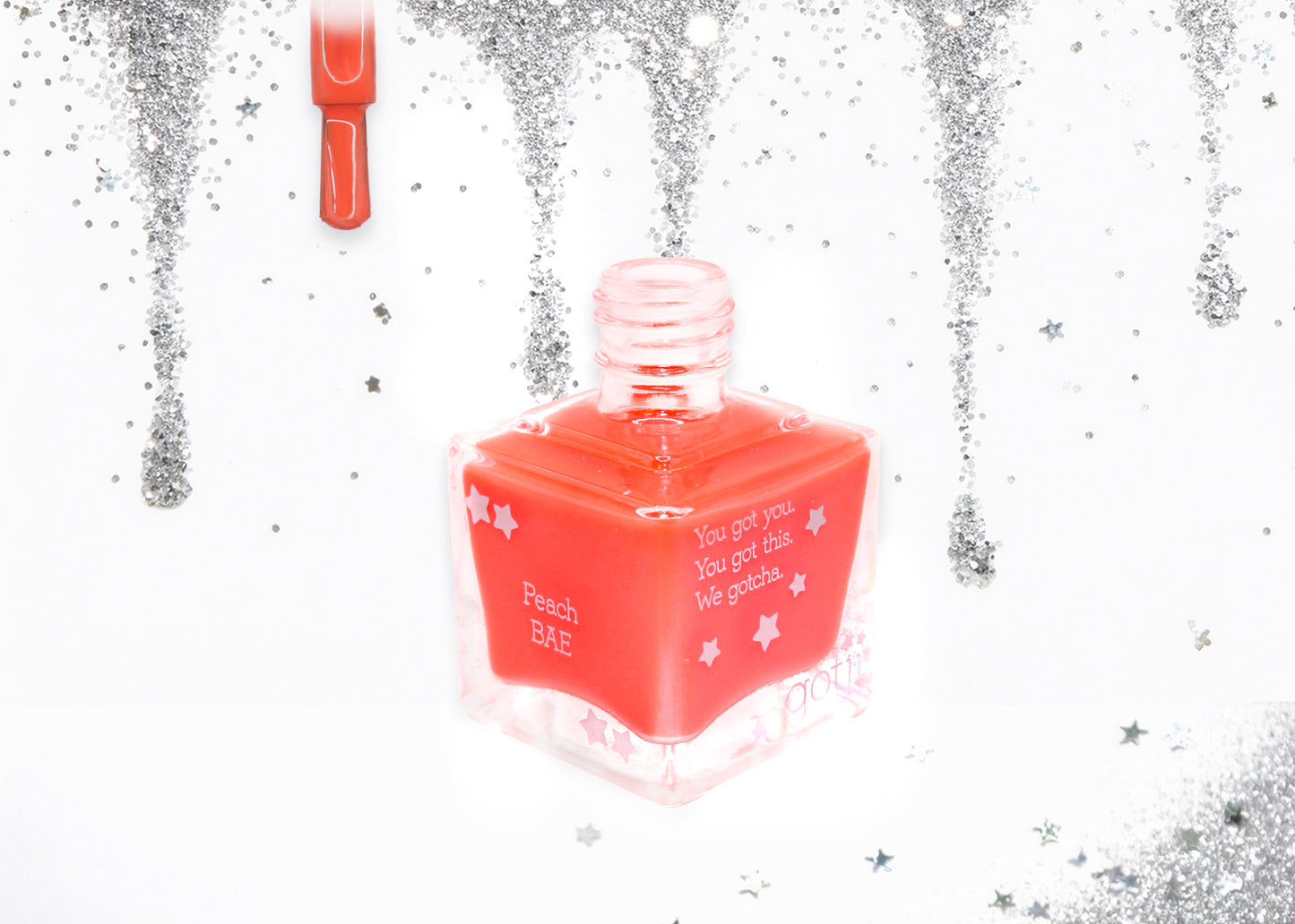 Peach BAE | Clean Nail Polish | physician-founded clean beauty that cares | formulated for delicate skin, but made for all