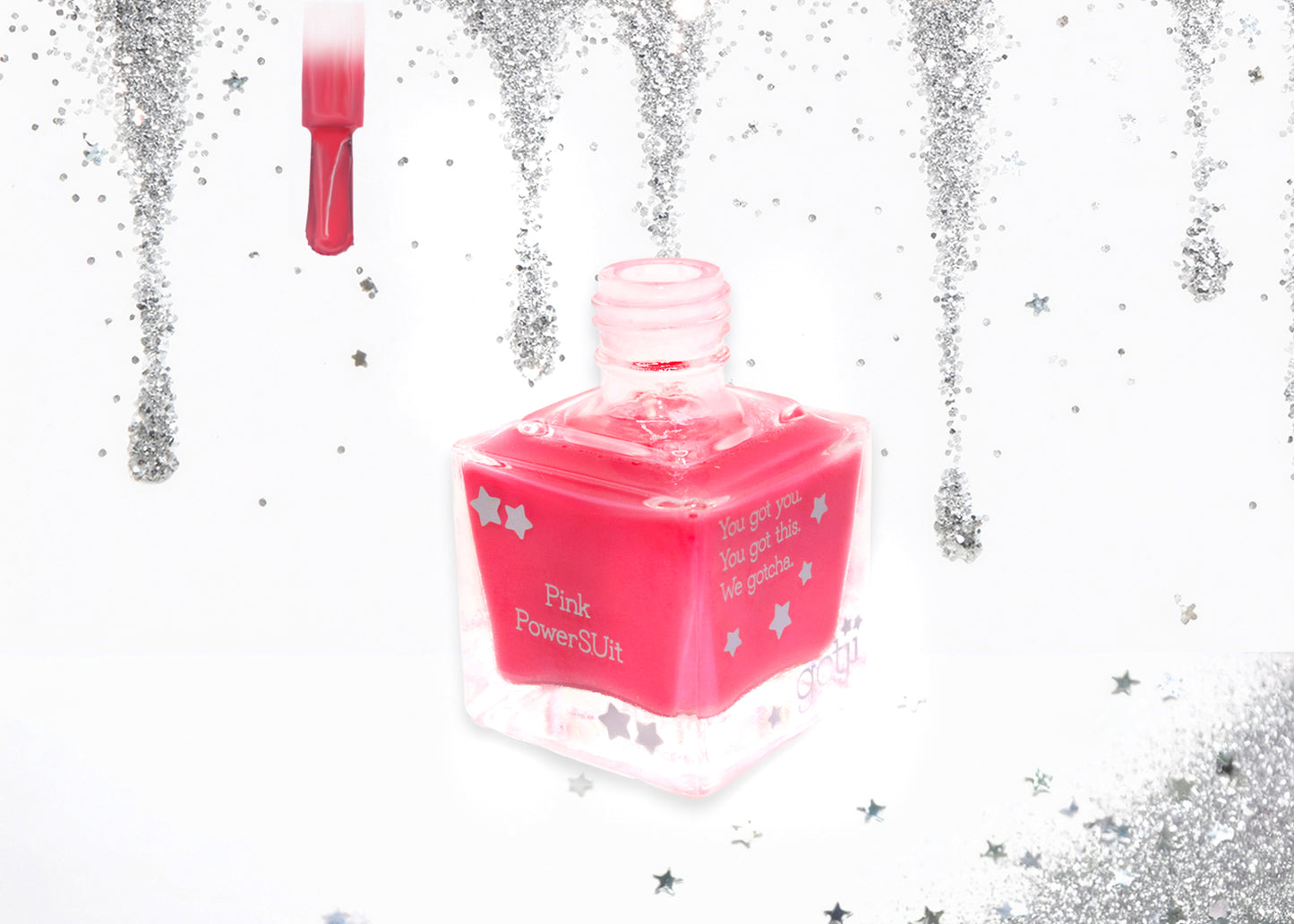 Pink PowerSUit | Clean Nail Polish | physician-founded clean beauty that cares | formulated for delicate skin, but made for all