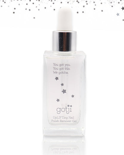 UpLIFTing Nail Polish Remover Gel | physician-founded clean beauty that cares | formulated for delicate skin, but made for all